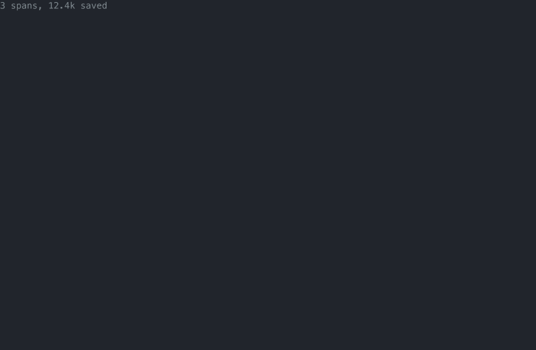 compress status line